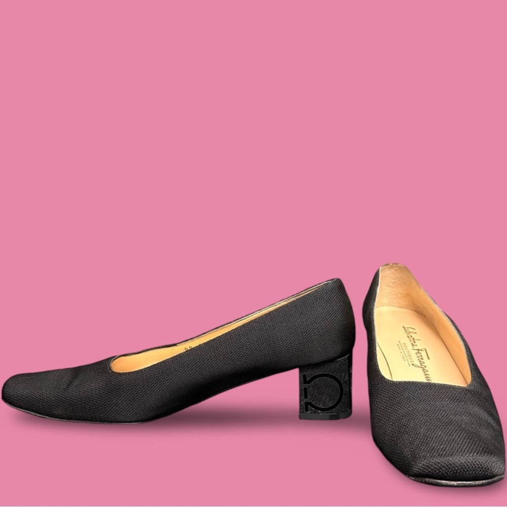 Ferragamo Black Heels